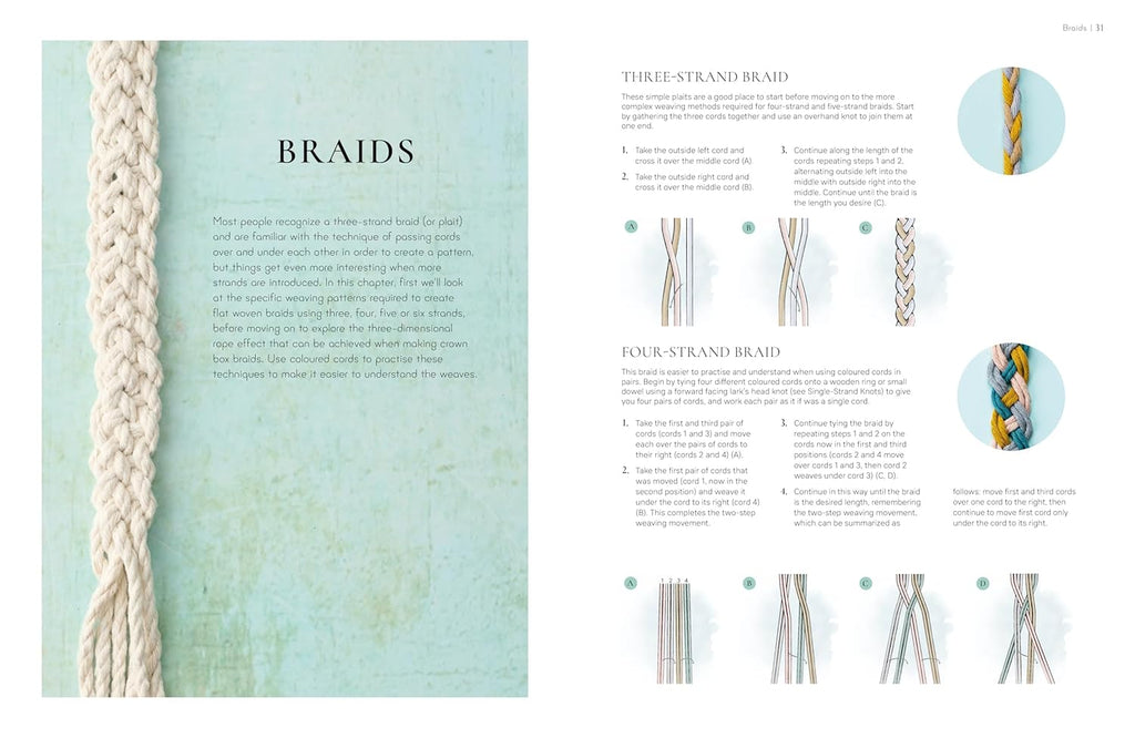 The Macrame Bible: the Complete Reference Guide to Macrame Knots, Patterns, Motifs and More