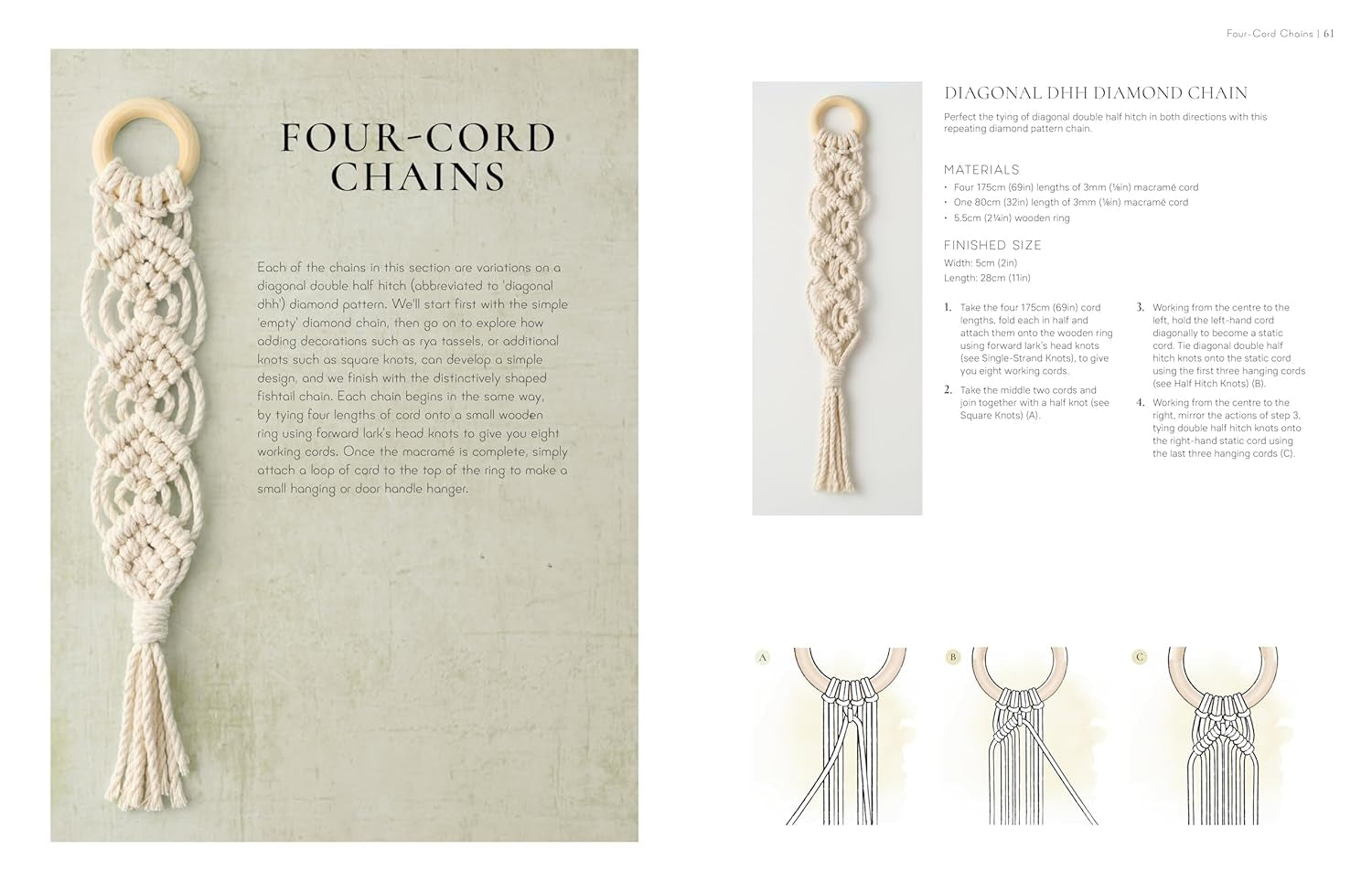 The Macrame Bible: the Complete Reference Guide to Macrame Knots, Patterns, Motifs and More